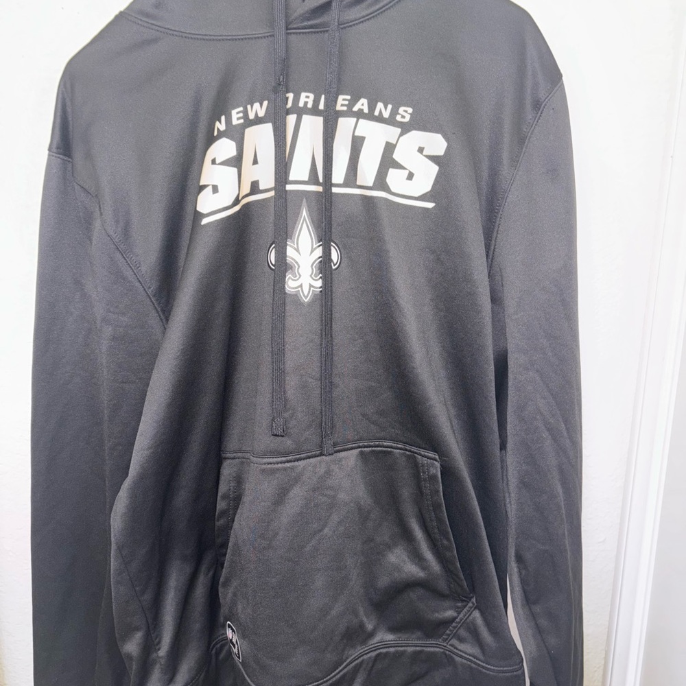 New Orleans Saints Shirt Mens Large NFL Football Nike Hoodie Combine Authentic
